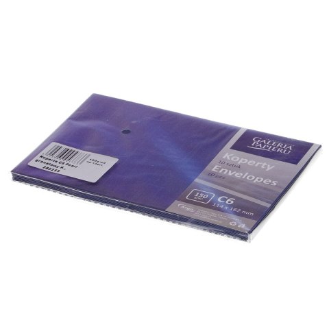 Koperta pearl C6 granatowa Galeria Papieru (280255) 10 sztuk