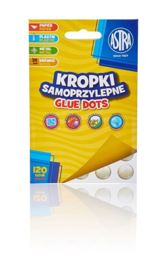 Kropki kleju 120 szt Astra