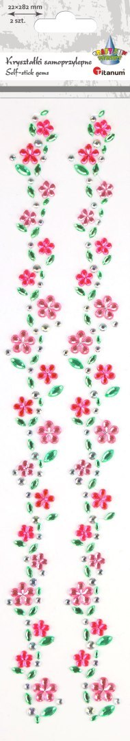 Kryształki Craft-Fun Series kwiaty mix Titanum (24MH03165)