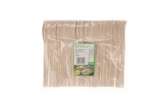 Łyżka wielokrotnego użytku drewniana 100 szt (nd)