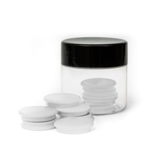 Magnes biały śr. 30mm Tierra 10 sztuk