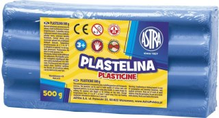 Plastelina 1 kol. niebieska 500g Astra