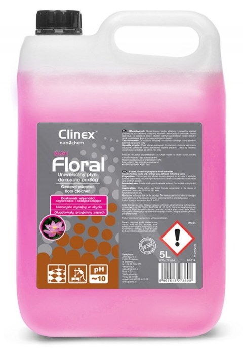 Płyn do podłóg Floral Ocean 5000ml Clinex (77-894)