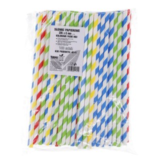 Słomka papierowe 100 szt (nd)