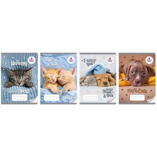 Zeszyt THE SWEET PETS A5 16k. linia kolor Beniamin