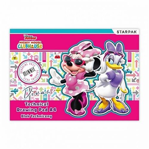 Blok techniczny Minnie A4 10k Starpak (352969)