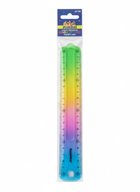 Linijka plastikowa 20cm Flamingo (FLKR972276)