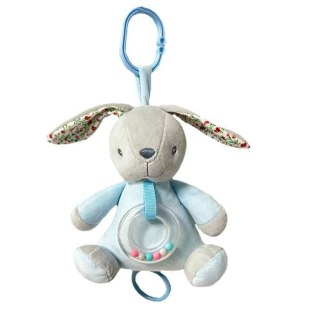Pozytywka króliczek niebieski 18cm Tulilo (9195)