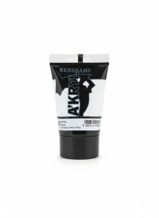 Farba akrylowa kolor: platynowy 100ml Renesans (29)