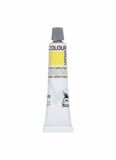 Farba akrylowa kolor: żółta 20ml Renesans (05)