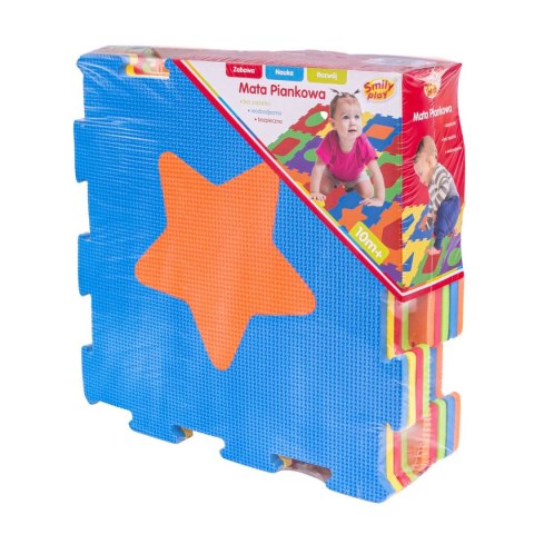 Mata dla malucha piankowa kształty, 29x29cm Smily Play (SP84002)