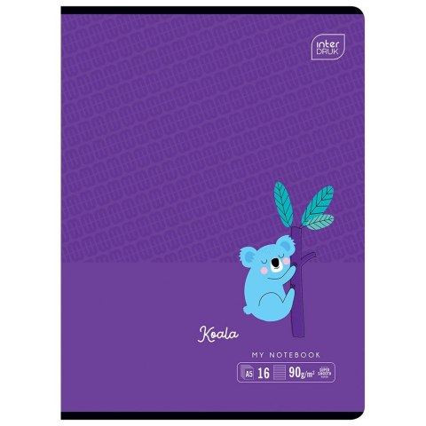 Zeszyt A5 B&B KIDS 16k. 90g linia kolor Interdruk