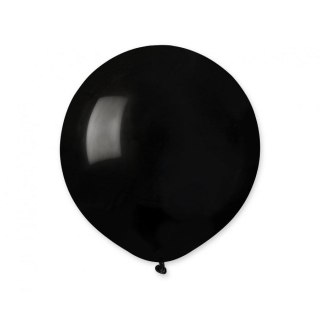 Balon gumowy pastel 25 szt czarny 19cal Godan (A19/14)