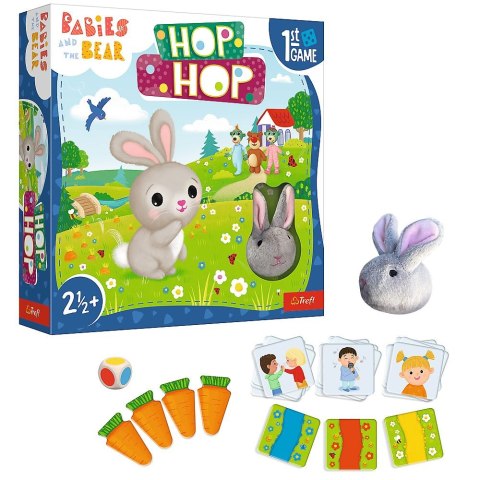 Gra edukacyjna Gra HOP HOP /Bobaski i Miś Trefl (02435)
