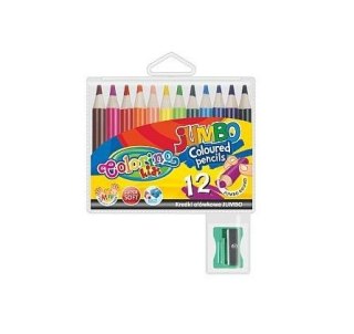 Kredki ołówkowe Colorino Jumbo 12 kol. Patio (51767)