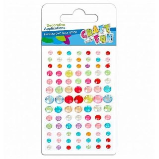 Kryształki kryształki samoprzylepne mix Craft with Fun (382480)
