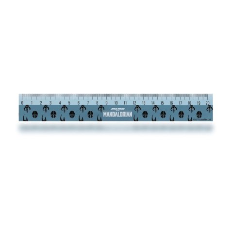 Linijka plastikowa MANDALORIAN 20cm Patio (16579PTR)
