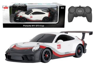 Samochód RC 1:18 Porshe 911 GT3 Biało-Szare Rastar (20602)