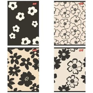 Zeszyt A5 Mono Blooms 80k. 70g linia Unipap