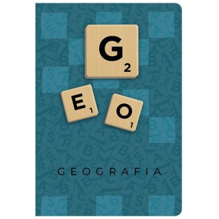 Zeszyt geografia scrabble Beniamin