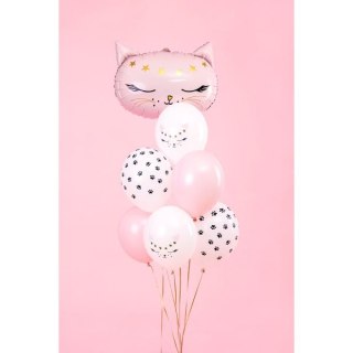 Balon gumowy biały Partydeco (SB14P-301-008)