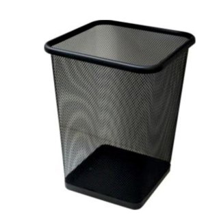 Kosz na śmieci metal kolor: czarny Tres