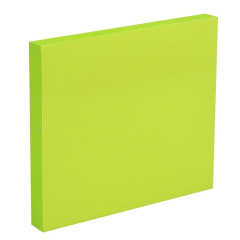Notes samoprzylepny (karteczki) neon zielony 100k [mm:] 75x75 Memobe (MB100-22-100)