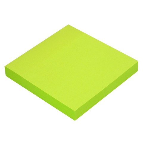 Notes samoprzylepny (karteczki) neon zielony 100k [mm:] 75x75 Memobe (MB100-22-100)