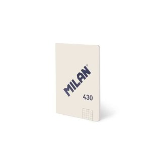Zeszyt A6 beżowy 48k. 95g kratka Milan (57263G48BG)