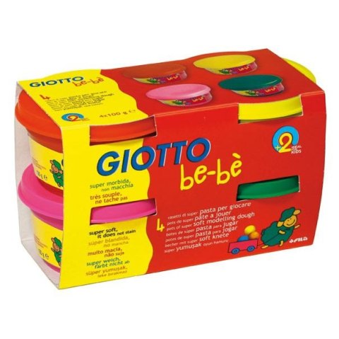 Ciastolina 4 kol. bebe 400g Giotto (464902)