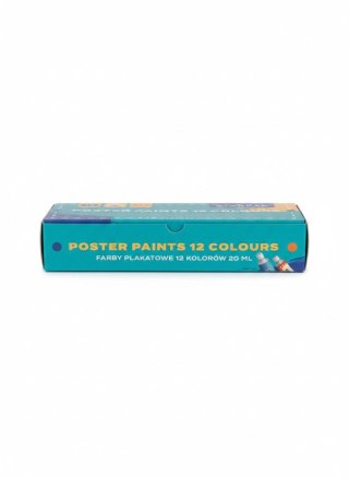 Farby plakatowe kolor: mix 20ml 12 kolor. Starpak (533629)