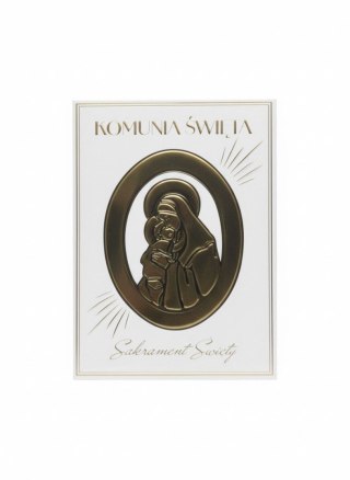 Kartka składana B6 KOMUNIA MARYJKA B6 Henry (5905701485987)