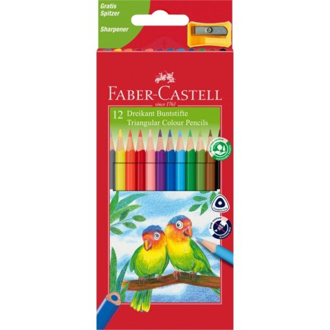 Kredki ołówkowe Eko 12 kol. Faber Castell (FC120523)