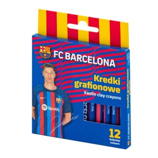 Kredki świecowe FC BARCELONA LEWANDOWSKI GRAFIONOWE Astra (316023050)
