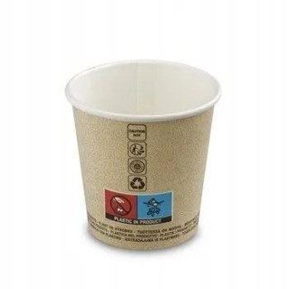 Kubek jednorazowy papierowy KRAFT papier 100ml Gabi-Plast