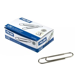 Spinacze okrągły 43mm 100 szt Milan (80082)