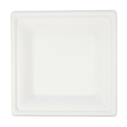 Talerz jednorazowy trzcina cukrowa 15 x 15 cm papier 6 szt Arpex (KG7986)