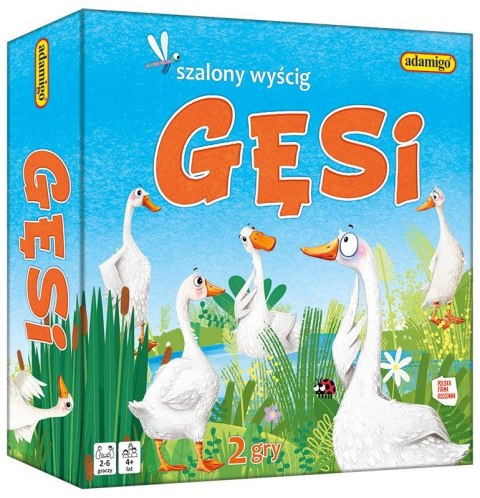 Gra planszowa GĘSI - SZALONY WYŚCIG Adamigo