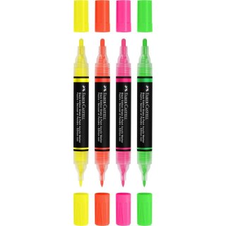 Marker specjalistyczny akrylowy 4 kol. neon Faber Castell (285505 FC)