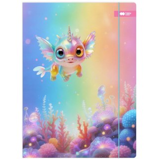 Teczka kartonowa Miaow, łapki, czarna Happy Color (7621 2431-MA3)