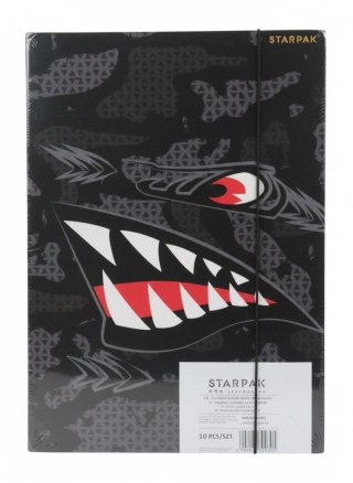 Teczka kartonowa na gumkę Shark A4 Starpak (583301)