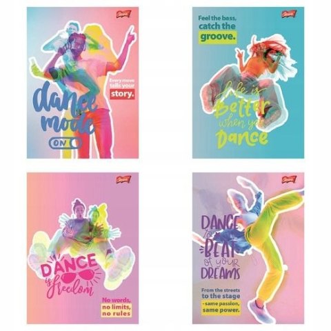 Zeszyt A5 Dance Mode 60k. 70g krata Unipap