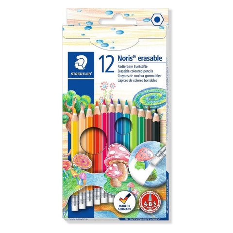 Kredki ołówkowe Noris Club usuwalne 10 kol. Staedtler (144 50)