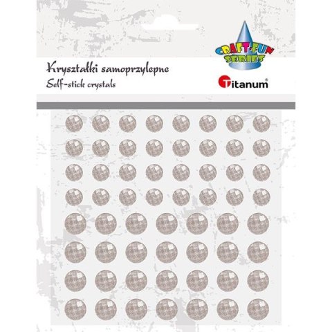 Kryształki Craft-Fun Series samoprzylepne 60 szt różowy jasny Titanum (DIY1801C)