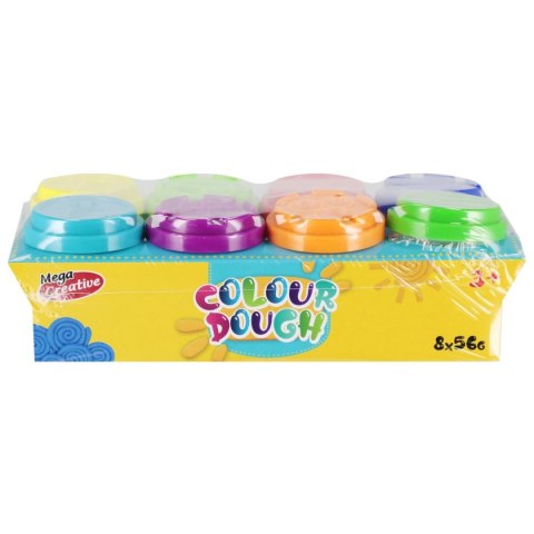 Masa plastyczna dla dzieci 8 kolorów mix Mega Creative (545756)