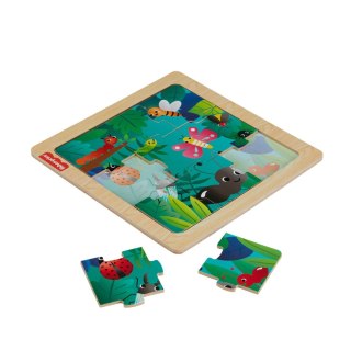 Puzzle drewniane mix 9 el. Fisher Price (HXV15)