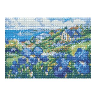 Zestaw kreatywny Diamentowa mozaika 30x40cm Pejzaż 4 Flamingo Line (3(2))