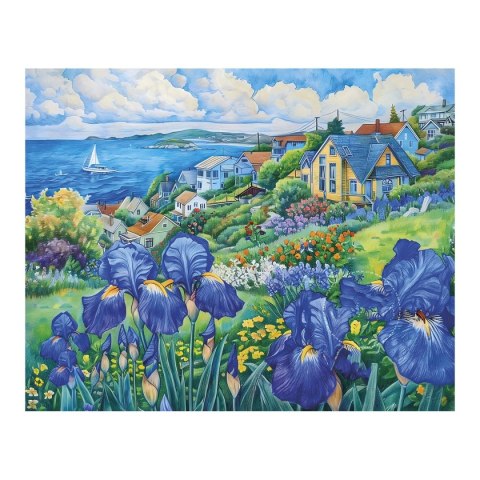 Zestaw kreatywny Diamentowa mozaika 30x40cm Pejzaż 4 Flamingo Line (3(2))