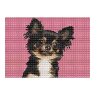 Zestaw kreatywny Diamentowa mozaika 30x40cm Pies chihuahua Flamingo Line (1(13))