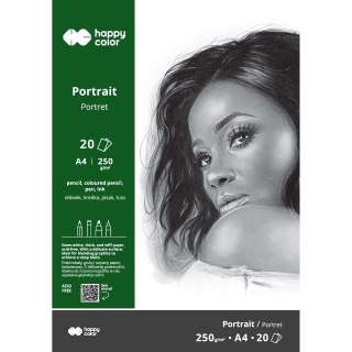 Blok artystyczny Portret A4 250g 20k Happy Color (HA 7825 2030-AP20)